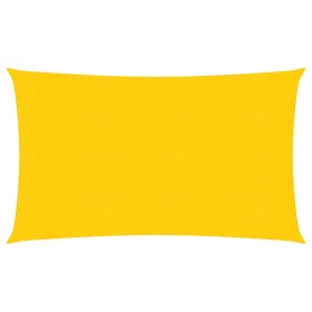 Toldo de vela HDPE amarillo 160 g/m² 2x5 m de , Sombrillas - Ref: Foro24-311561, Precio: 26,99 €, Descuento: %