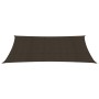 Brown HDPE sail shade 160 g/m² 4x7 m by , Umbrellas - Ref: Foro24-311795, Price: 53,93 €, Discount: %