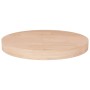 Superficie de mesa redonda madera de roble sin tratar Ø40x4 cm de , Tableros para mesas - Ref: Foro24-342908, Precio: 45,33 €...