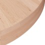 Round oak wood table top untreated surface Ø40x4 cm by , Table tops - Ref: Foro24-342908, Price: 45,33 €, Discount: %