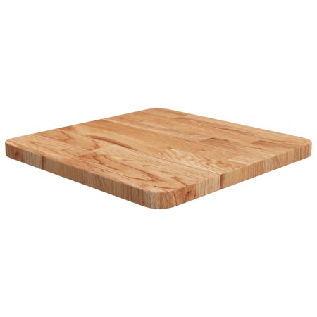 Square oak wood table top, light brown, 40x40x2.5 cm by , Table tops - Ref: Foro24-343028, Price: 35,62 €, Discount: %