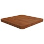 Square table top made of dark brown oak wood, 50x50x4 cm by , Table tops - Ref: Foro24-343075, Price: 68,62 €, Discount: %