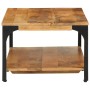 Zweistufiger Couchtisch aus Stahl und Mangoholz, 100x55x38 cm. von , Couchtisch - Ref: Foro24-352019, Preis: 181,35 €, Rabatt: %