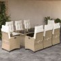 Garden dining set 9 pieces with beige synthetic rattan cushions by , Garden sets - Ref: Foro24-3212694, Price: 1,00 €, Discou...