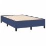 Boxspringbett mit blauem Stoffbezug und Matratze, 120x190 cm. von , Betten und Lattenroste - Ref: Foro24-3270382, Preis: 472,...