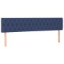 Cama box spring con colchón tela azul 120x190 cm de , Camas y somieres - Ref: Foro24-3270382, Precio: 458,58 €, Descuento: %