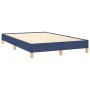 Boxspringbett mit Matratze und LED-Lichtern, blauer Stoff, 120x190 cm. von , Betten und Lattenroste - Ref: Foro24-3270122, Pr...