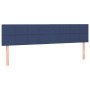 Cama box spring con colchón tela azul 120x190 cm de , Camas y somieres - Ref: Foro24-3270361, Precio: 446,99 €, Descuento: %