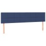 Cama box spring con colchón tela azul 120x190 cm de , Camas y somieres - Ref: Foro24-3269887, Precio: 409,17 €, Descuento: %