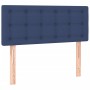 Cama box spring con colchón y luces LED tela azul 120x190 cm de , Camas y somieres - Ref: Foro24-3270073, Precio: 377,57 €, D...