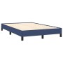 Box spring bed with blue fabric mattress 120x190 cm by , Beds and slatted bases - Ref: Foro24-3269743, Price: 372,83 €, Disco...