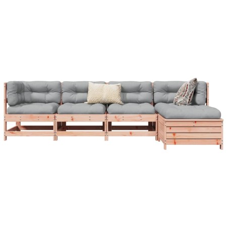 5-piece garden sofa set made of solid Douglas fir wood by , Garden sets - Ref: Foro24-3250838, Price: 309,00 €, Discount: %