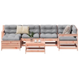 7-piece garden sofa set made of solid Douglas fir wood by , Garden sets - Ref: Foro24-3250934, Price: 408,12 €, Discount: %