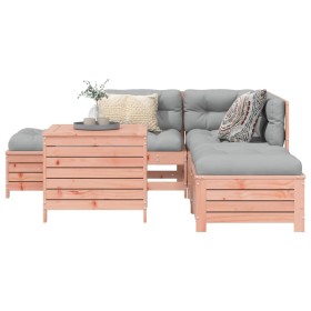 6-piece garden sofa set made of solid Douglas fir wood by , Garden sets - Ref: Foro24-3250698, Price: 418,99 €, Discount: %