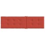 Cojín para tumbona tela rojo melange (75+105)x50x3 cm de , Cojines para sillas y sofás - Ref: Foro24-4002493, Precio: 28,63 €...