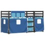 Bunk bed with solid pine wood curtains 90x200 cm by , Beds and slatted bases - Ref: Foro24-3283869, Price: 289,55 €, Discount: %