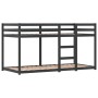 Bunk bed with solid pine wood curtains 90x200 cm by , Beds and slatted bases - Ref: Foro24-3283869, Price: 289,55 €, Discount: %