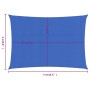 Toldo de vela rectangular HDPE azul 160 g/m² 3x5 m de , Sombrillas - Ref: Foro24-311514, Precio: 37,12 €, Descuento: %