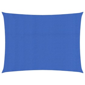 Rectangular blue HDPE sail shade 160 g/m² 5x6 m by , Umbrellas - Ref: Foro24-311521, Price: 56,99 €, Discount: %