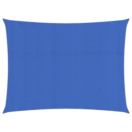 Rectangular blue HDPE sail shade 160 g/m² 5x6 m by , Umbrellas - Ref: Foro24-311521, Price: 56,99 €, Discount: %