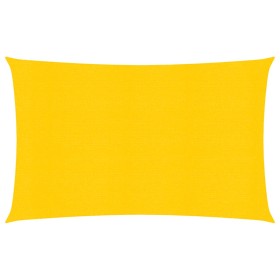 Rectangular yellow HDPE sail shade 160 g/m² 6x8 m by , Umbrellas - Ref: Foro24-311580, Price: 85,66 €, Discount: %