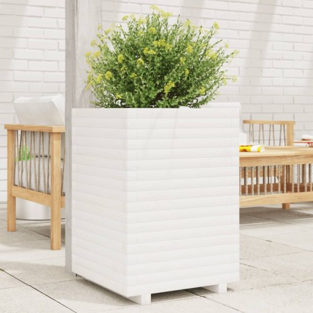 Solid pine wood planter 50x50x72 cm by , Pots and planters - Ref: Foro24-3282610, Price: 181,29 €, Discount: %