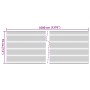 Privacy screens garden 2 pcs PVC gray marble 35x0.19 m by , fence panels - Ref: Foro24-3294937, Price: 59,17 €, Discount: %