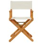 Folding garden chairs 2 units, white cream fabric by , Garden chairs - Ref: Foro24-365835, Price: 130,66 €, Discount: %