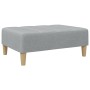 Zweiplätziges Schlafsofa mit Hocker, helles graues Stoffpolster. von , Sofas - Ref: Foro24-3258138, Preis: 290,25 €, Rabatt: %