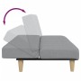 Sofá cama de 2 plazas con taburete tela gris claro de , Sofás - Ref: Foro24-3258138, Precio: 290,25 €, Descuento: %