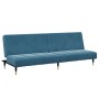 Zweiplätziges Schlafsofa mit blauem Samthocker. von , Sofas - Ref: Foro24-3258144, Preis: 308,70 €, Rabatt: %