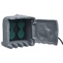 Garden plug 4 slots waterproof polyresin gray by vidaXL, wall sockets - Ref: Foro24-48541, Price: 49,71 €, Discount: %