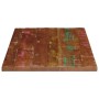 Rechteckiger Tisch aus massivem recyceltem Holz, 90x70x3,8 cm. von , Tischplatten - Ref: Foro24-371140, Preis: 93,29 €, Rabat...