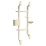 Cream 180 cm wall scratching tree for cats by , Cat furniture - Ref: Foro24-172401, Price: 68,24 €, Discount: %