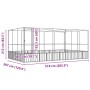 Birdcage with silver-colored steel extension 518x307x212 cm by , Feet and bird cages - Ref: Foro24-3214277, Price: 822,93 €, ...