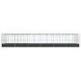 Aviary with silver steel extension 1246x414x212 cm by , Feet and bird cages - Ref: Foro24-3214282, Price: 1,00 €, Discount: %