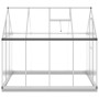 Greenhouse with silver aluminum base frame 224x169x202 cm by , Greenhouses - Ref: Foro24-3266323, Price: 468,57 €, Discount: %