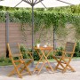 3-teiliges Bistro-Set aus Polypropylen und massivem grauem Holz. von , Gartensets - Ref: Foro24-3281794, Preis: 194,97 €, Rab...