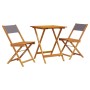 Juego de bistro de 3 piezas tela y madera maciza antracita de , Conjuntos de jardín - Ref: Foro24-3281761, Precio: 140,99 €, ...