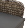 Reclining garden armchair with gray synthetic rattan cushions by , Garden chairs - Ref: Foro24-365697, Price: 153,59 €, Disco...