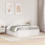 Cama con colchón madera maciza de pino blanca 160x200 cm de , Camas y somieres - Ref: Foro24-3281929, Precio: 446,91 €, Descu...