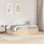 Cama con colchón madera maciza de pino 140x200 cm de , Camas y somieres - Ref: Foro24-3281934, Precio: 374,89 €, Descuento: %