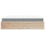 Bed with solid pine wood mattress 140x200 cm by , Beds and slatted bases - Ref: Foro24-3281934, Price: 362,71 €, Discount: %