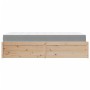 Bed with solid pine wood mattress 90x200 cm by , Beds and slatted bases - Ref: Foro24-3281943, Price: 252,32 €, Discount: %