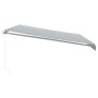 Toldo retráctil manual luz LED antracita y blanco 500x300 cm de , Toldos - Ref: Foro24-3215788, Precio: 424,03 €, Descuento: %