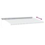 Toldo retráctil manual luz LED antracita y blanco 600x350 cm de , Toldos - Ref: Foro24-3215805, Precio: 584,99 €, Descuento: %