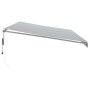 Toldo retráctil automático luz LED antracita blanco 600x350 cm de , Toldos - Ref: Foro24-3215807, Precio: 770,87 €, Descuento: %