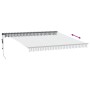 Toldo retráctil automático luz LED antracita blanco 400x350 cm de , Toldos - Ref: Foro24-3215811, Precio: 676,96 €, Descuento: %