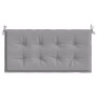 Garden bench cushion in gray Oxford fabric 100x50x3 cm by , Cushions for chairs and sofas - Ref: Foro24-43193, Price: 19,05 €...