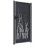 Puerta de jardín acero gris antracita diseño hierba 105x205 cm de , Puertas de jardín - Ref: Foro24-153171, Precio: 415,34 €,...